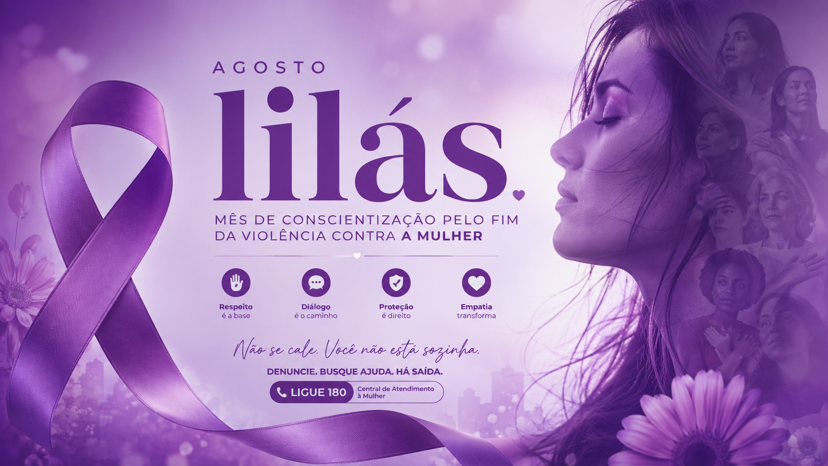 Campanha Agosto Lilás